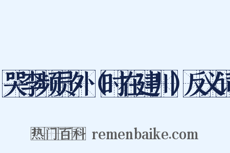 哭李频员外（时在建川）反义词是什么意思的图片